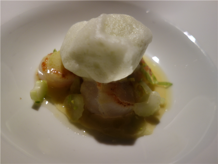 scallops with apple